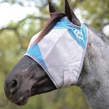 Crusader Fly Mask Blue By Cashel