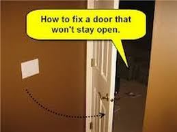 I Had A Pesky Door In My Bathroom That Kept Closing On Its Own Rather Than Keeping A Brick In Front Of It I Fixed Interior Barn Doors Door Repair