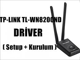 Tp Link Tl Wn8200nd Driver Kurulum Setup Youtube
