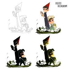 About the art of over the garden wall. Fan Art Over The Garden Wall Domestika