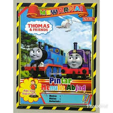 Gambar kereta thomas untuk mewarnai. Jual Buku Mewarnai Thomas Buku Aktifitas Anak Tk Paud Di Lapak Dealnda Store Bukalapak