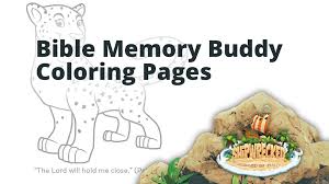Shipwrecked coloring page guac | shipwrecked vbs 2018. Bible Memory Buddy Coloring Pages Group Vbs Tools