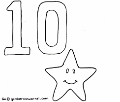 Belanja online stiker angka 1 10 terbaik, terlengkap & harga termurah di lazada. Mewarnai Angka 10 Warna Gambar Pendidikan