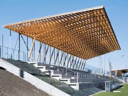 Grandstand Roofs In Nanterre Detail Inspiration Fibreglass Roof Roof Architecture Shade Structure