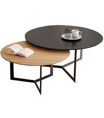 Kabi Treku Table D Appoint Milia Shop Round Coffee Table Living Room Occasional Table Coffee Table