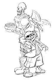 403 Forbidden Horrortale Undertale Coloring Pages