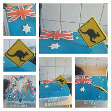 Das rezept, toast, butter und bunte streusel. Australien Torte Motivtorten Torten Essen