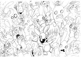 Rabbids invasion online colouring pages. Rabbids Invasion Coloring Pages Nickelodeon
