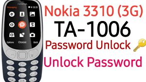 How to unlock nokia 3310 (2017 onwards) by unlock code. Qari Gsm Nokia 3310 3g Ta 1006 Password Unlock Security Code Unlock Hardrest By One Ú©Ù„Ú© Facebook