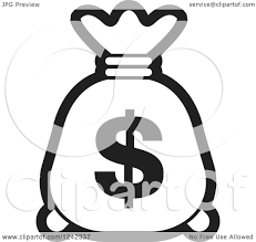 Topsearch.co updates its results daily to help you find what you are looking for. Clipart Of A Black And White Money Bag With A Dollar Symbol Royalty Free Vector Illustration By Lal Perera 1242337