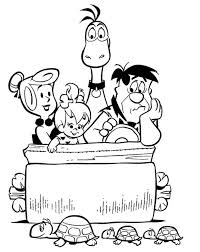 Flintstones Color Page Kids Coloring Books Coloring Books Christmas Coloring Pages