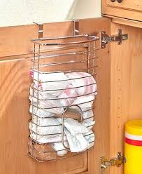 Chrome Cabinet Door Storage Organizers Cabinet Door Storage Door Storage Storage Baskets