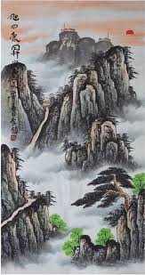 Setiap pemandangan dari kamar berbeda beda tergantung spot lokasi kamar. Art Painting Mountains Rising Sun Traditional Chinese Landscape Painting Us 196 00 Hinh áº£nh Phong Cáº£nh Y TÆ°á»Ÿng Hinh XÄƒm