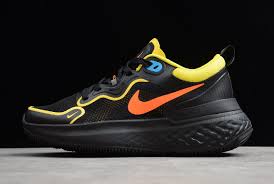 New Discount Nike Epic React Flyknit 3 Black Yellow Orange Sporting Shoes Cw1777 500 In 2020 Nike Nike Shoes Air Max Cheap Nike Air Max