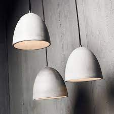 Pendant Light Industrial Lamps Ceiling Concrete Lighting Fixtures With Images Concrete Pendant Light Concrete Light Pendant Light Design