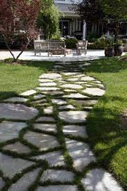 Top 60 Best Stone Walkway Ideas Hardscape Path Designs