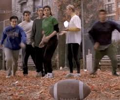 It was actually a (in the future episode the one with chandler in a box chandler pretends to want to watch the big. Season 3 Football Gif By Friends Find Share On Giphy
