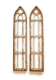 Farmhouse Wooden Wall Window Arches Set Of 2 Three Sizes Rustic Cathedral Wood Window The White Waters Arched Wall Decor Window Wall Decor Wood Windows