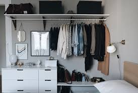 Attach a powerful magnet to a shelf or wall in your bedroom and clip on any metal items that you want easy access to or simply wish to have on display. Creating Extra Bedroom Storage Space With This Open Wardrobe Diy The Gem Picker