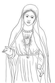 Immaculate Heart Of Mary Coloring Page Super Coloring Catholic Coloring Coloring Pages Christian Coloring