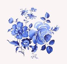 Impression Photo Fleurs Bleues Par Medly Art Floral Comment Dessiner Une Fleur Peinture Fleurs