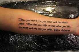 Tattoo Quote For Men Tattoo Quotes Tattoo Quotes For Men Good Tattoo Quotes