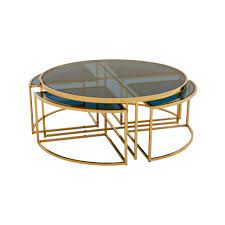 Eichholtz Padova Coffee Table Gold Finish Gold Coffee Table Nesting Coffee Tables Round Gold Coffee Table