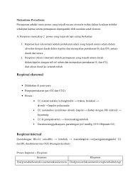 Inspirasi adalah proses menghirup udara dan ekspirasi adalah proses menghembuskan udara. Mekanisme Pernafasan Inspirasi