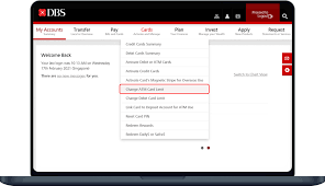 Click on the debit card number and select your. Update Atm Debit Card Limits Posb Singapore