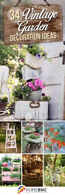 We share your passion for decoration! 34 Best Vintage Garden Decor Ideas And Designs For 2021