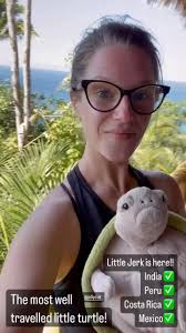 We’re living vicariously through this (un)happy little turtle who gets to  see the world with our friend @itsamandalytle ! Thanks for sharing Amanda!  Come check out this and more @jellycat at Up River ...