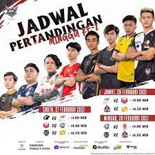 Ada delapan tim mobile legends yang akan bertarung dalam tujuh pertandingan, yang akan digelar mulai jumat (5/3/2021). Jadwal Dan Link Streaming Mpl Id Season 7 Minggu Ke 1 Hari Ke 3 28 Februari 2021