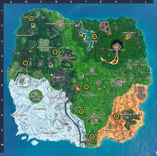 Bat Signals Fortnite Map Canvas Photo Wall Map Wall Art Gaming Wall Art
