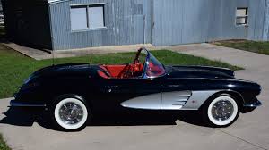 Performance is a sports car's pedigree. 1958 Chevrolet Corvette Convertible S101 Houston 2016