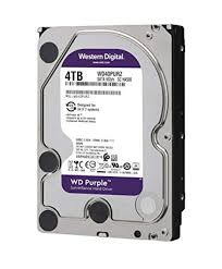 Wd Purple 4tb Surveillance Hard Drive 5400 Rpm Class Sata 6 Gb S 64 Mb Cache 3 5 Wd40purz Storage