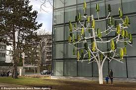 In more advanced models, the rotational energy is converted into. Wind Tree Proves The Silent Wind Turbine Oxymoron False The Green Optimistic