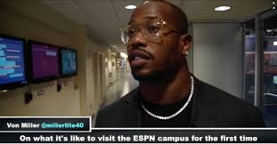 SB 50 MVP Von MIller On Visiting ESPN