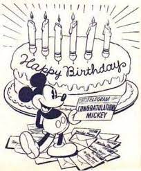 According to the 1998 guinness world records, it is the most recognized song in the english language, followed by for he's a jolly good fellow. Happy Birthday Mickey Mouse ÂºoÂº Mickey Mouse Coloring Pages Happy Birthday Mickey Mouse Vintage Mickey Mouse