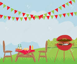 These cartoon backgrounds can be used in videos, comic creation, and other cool settings. Illustration Of Backyard Barbecue Scene Royalty Free Cliparts Vectors And Stock Illustration Image 38003913