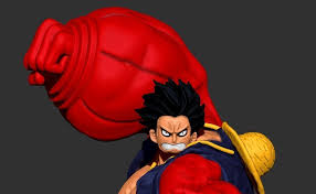 Monkey D Luffy One Piece Luffy Gear 4 3d Print Model He is the founder and captain of the increasingly infamous and powerful straw hat pirates, as well as one of its top fighters. monkey d luffy one piece luffy gear 4 3d print model