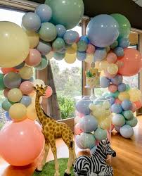 Full of safari theme ideas including decorations, foods and gift ideas. Safari Themed Baby Shower Decorations