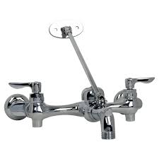 These commercial kitchen faucets, like our editor's choice, the moen 5923 align, for example, offer major advantages over standard faucets for both. Wall Mount Service Sink Faucet Top Brace American Standard