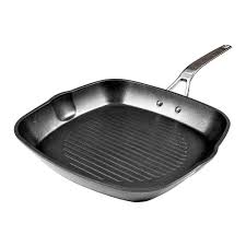 Cuisine Pro Diamond 9 Hard Anodised Aluminium Non Stick Griddle Pan 28cm Griddle Pans Robins Kitchen
