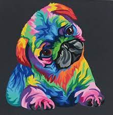 Adopter un chiot dans un refuge d'association et de la spa en france : Bebe Chien Malerei Von Tiffany M Artmajeur