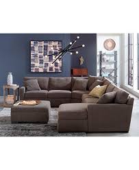 Radley 4 Piece Fabric Chaise Sectional Sofa Created For Macy S Muebles Sala Sala Muebles