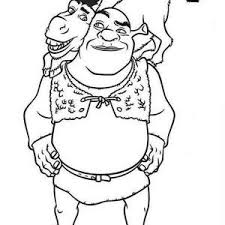 Shrek Donkey Is On Shrek Shoulder Coloring Page Donkey Is On Shrek Shoulder Coloring Page Shrek Coloring Pages Color