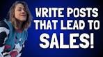 How to Write Blog Posts to Promote your Products or Affiliate ...