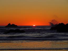 Beautiful beach sunset waves • artist emerald. Warm Ocean Sunset Free Stock Photo Negativespace