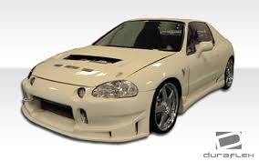 I have given this 4 stars as it doesn't cover the del sol model (targa top) which is why i bought it, however it does cover everything else so not a waste by any means. 93 97 Honda Del Sol Buddy Duraflex Front Body Kit Bumper 101246 Ebay