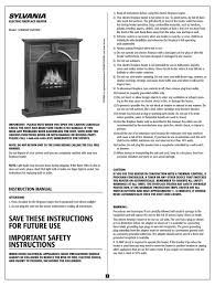 Comfort zone electric stove style fireplace heater 4.4 out of 5 stars 118. Sylvania Som850p 28ahdw Instruction Manual Pdf Download Manualslib